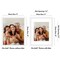 Americanflat Picture Frame with Mat - Photo Frame for Wall Display - Shatter Resistant Glass - Adjustable Hanging Hardware - Includes Easel